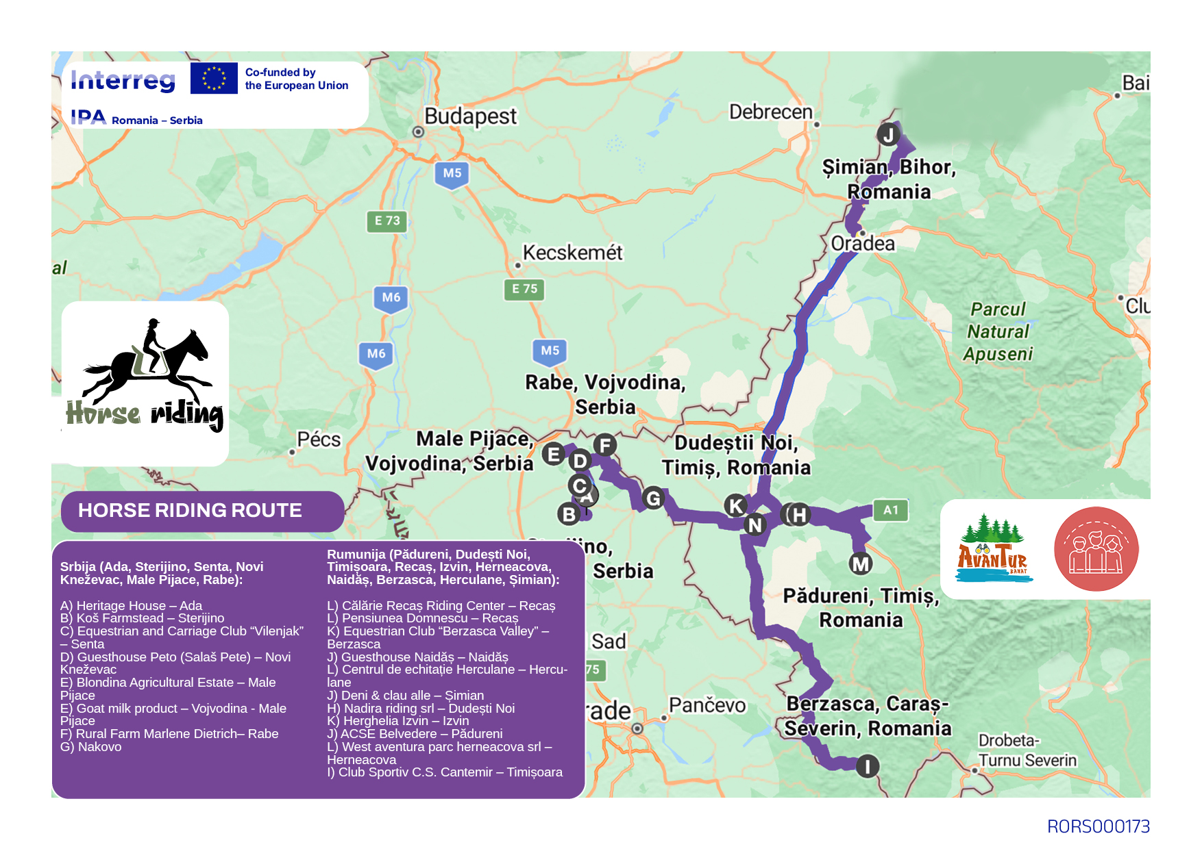 Rural Heritage Trail map